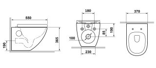 Унитаз подвесной Laguraty 83210 AW белый